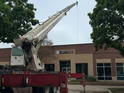Commercial rooftop HVAC project