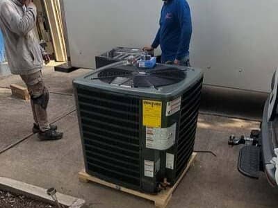 Outdoor condenser unit maintenance